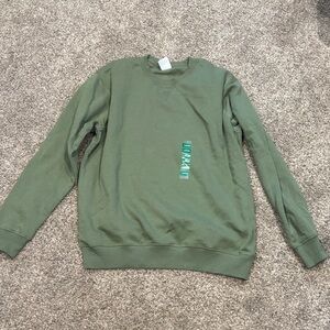 Men’s Berkeley Jensen Green Fleece Crewneck Sweatshirt